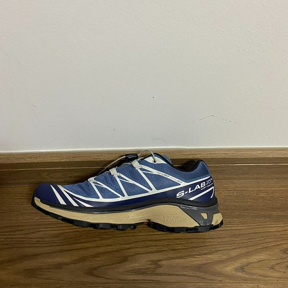 Salomon Thick Soled Navy Retro Outdoor Sneakers - Picture 2 of 10